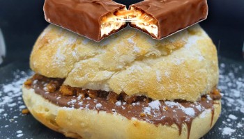 Burger au Nutella© et Snikers
